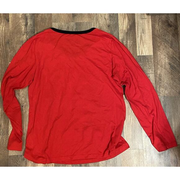 Disney Collection Christmas Winter Mickey Mouse Sleep Shirt XL - Picture 4 of 5